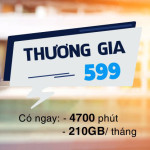 Gói TG599 - Gói cước sim trả trước vinaphone 599.000đ/1 tháng