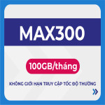 Gói MAX300 - Gói cước DATA vinaphone 300.000đ/1 tháng