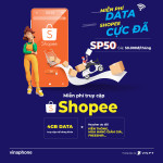 Gói Shopee SP50 - Gói cước DATA vinaphone 50.000đ/1 tháng