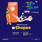 Gói Shopee SP8 - Gói cước DATA vinaphone 8.000đ/1 ngày